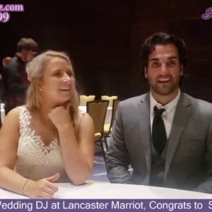 Lancaster Wedding DJ, Lancaster Marriot, Lancaster PA Wedding, Congrats  Sarah & Nick