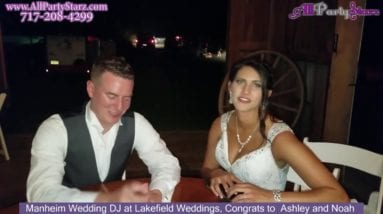 Manheim Wedding DJ, Lakefield Weddings, Manheim PA Wedding, Congrats  Ashley And Noah