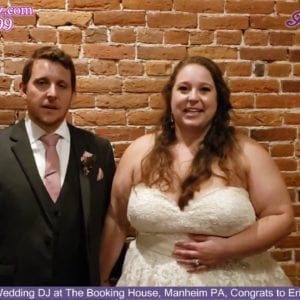 Manheim Wedding DJ, The Booking House, Manheim PA Wedding,  Congrats Erica And Nick