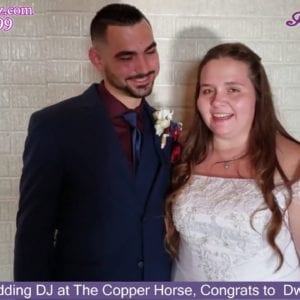 Ephrata Wedding DJ, The Copper Horse, Ephrata PA, Congrats  Dwight & Emily