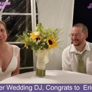 Lancaster Wedding DJ, Congrats  Erin & Trae