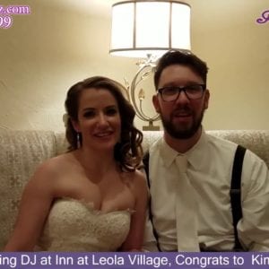 Leola Wedding DJ, Inn At Leola Village, Leola PA, Congrats  Kimberly David