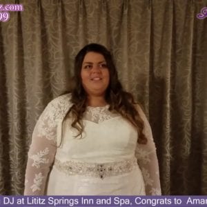 Lititz Wedding DJ, Lititz Springs Inn And Spa, Lititz PA Wedding, Congrats  Amanda And Kevin