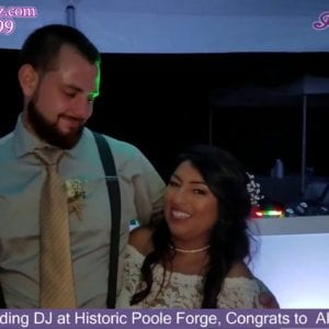 Lancaster Wedding DJ, Historic Poole Forge, Narvon PA Wedding, Congrats  Alyssa & Troy