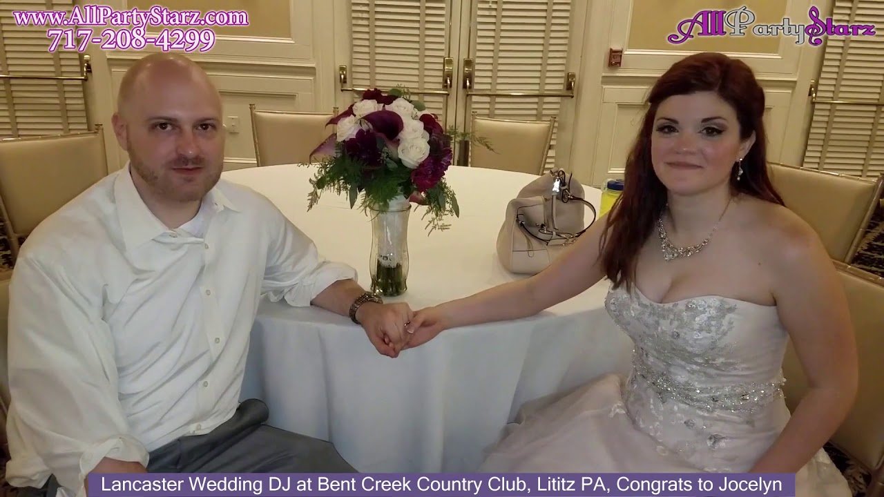 Lititz Wedding DJ, Bent Creek Country Club, Lititz PA Wedding, Congrats Jocelyn